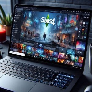 sims on laptop